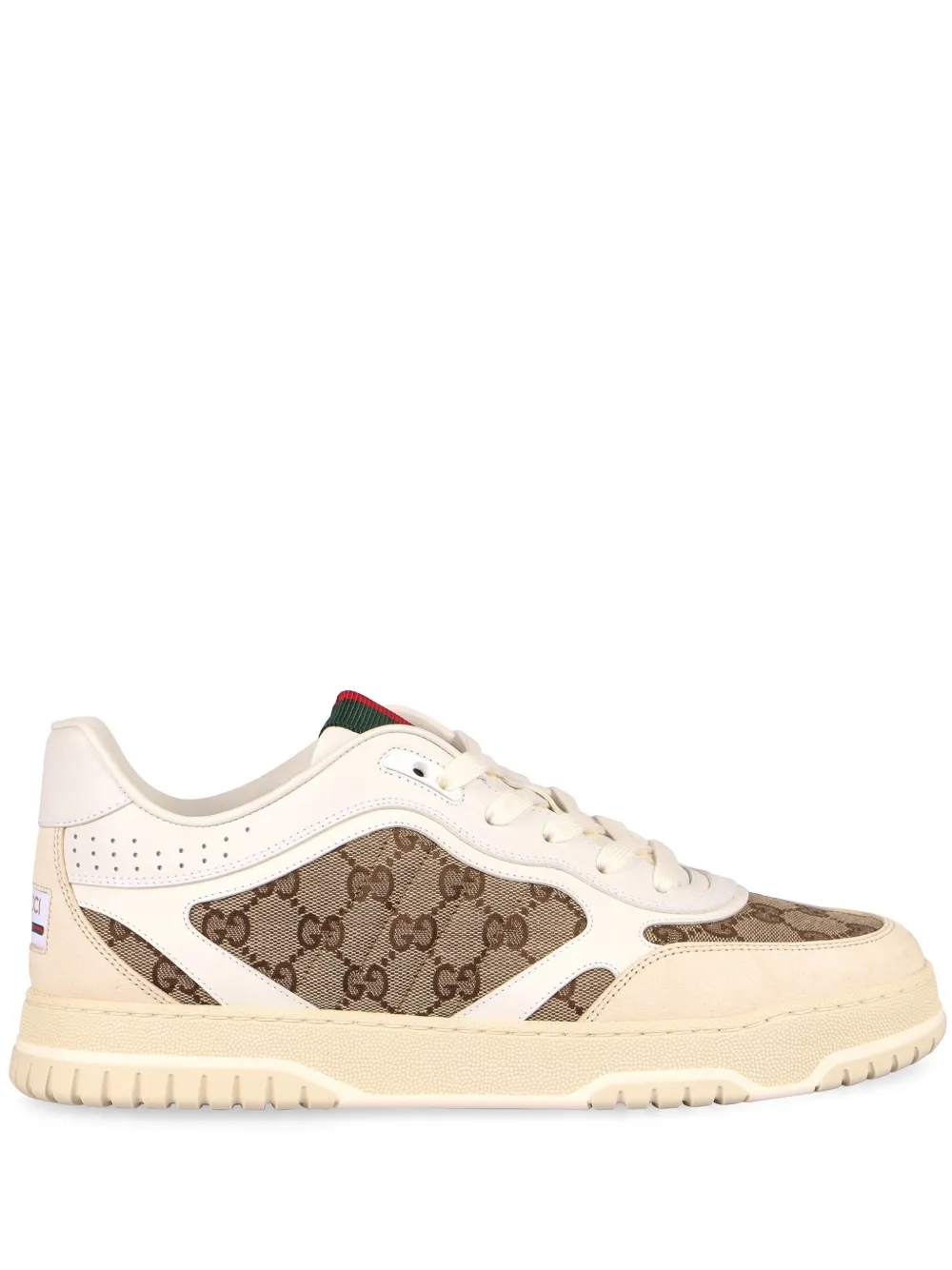 Gucci Re‑Web panelled sneakers with tricolor Web